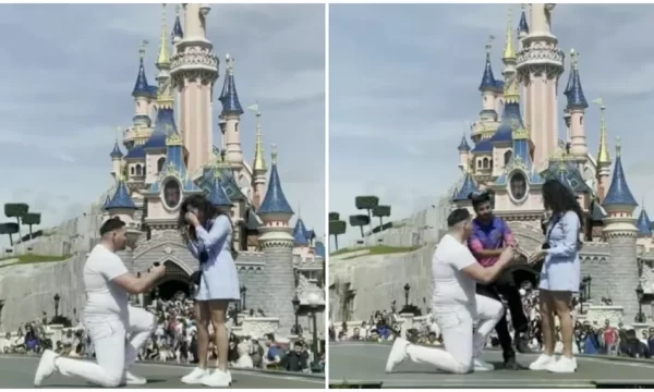 Funcionário da Disney toma aliança do noivo e interrompe pedido de casamento; vídeo