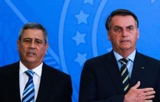 “Pretendo anunciar nos próximos dias o general Braga Netto como vice”, diz Bolsonaro