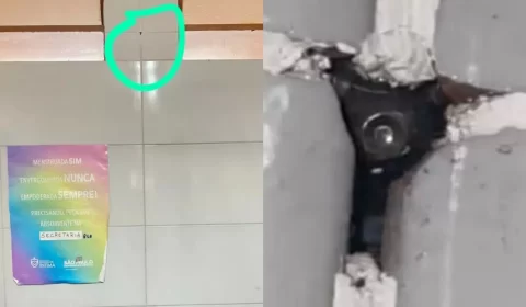 VÍDEO: aluno descobre câmera escondida em banheiro de escola estadual