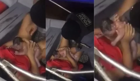 VÍDEO: PMs realizam parto de mulher dentro de lancha no Amazonas