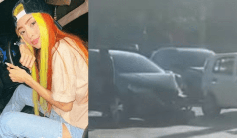 Fã registra momento em que Ruivinha de Marte sofre acidente de trânsito: “prejuízo”; veja vídeo