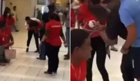 Funcionária de loja sofre corte profundo após ser agredida com copo de vidro em shopping
