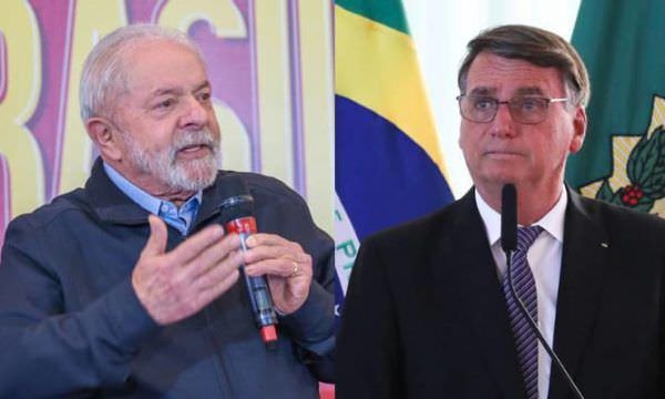 Ipespe: Distância entre Bolsonaro e Lula é a menor em 13 meses