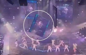 Vídeo mostra telão atingindo boyband Mirror em show; cantor está na UTI