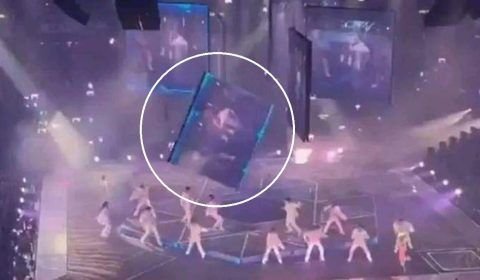 Vídeo mostra telão atingindo boyband Mirror em show; cantor está na UTI