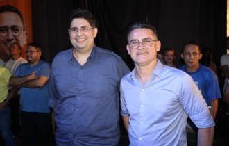 David reforça apoio a Hissa Abrahão para federal durante lançamento de candidatura de Daniel Almeida