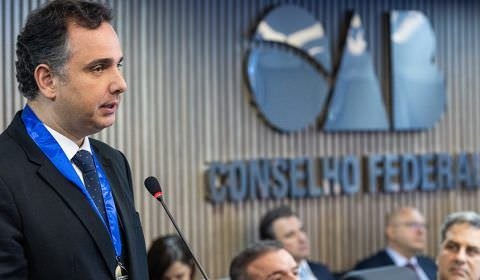 Manifestos pela democracia são reações bem-vindas, diz Pacheco na OAB
