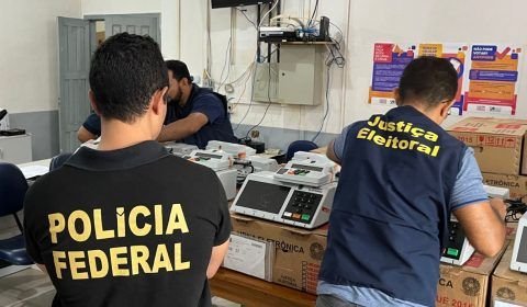 Polícia Federal realiza conferência da integridade das urnas em interior do Amazonas