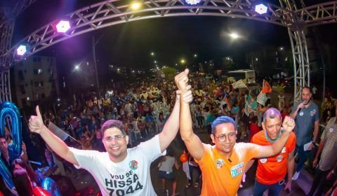 Projeto do Avante e de David para Câmara, Hissa é recebido por multidão no Viver Melhor
