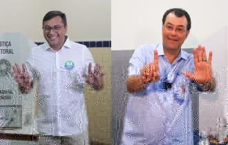 Wilson Lima e Eduardo Braga se enfrentam no segundo turno