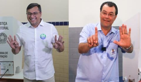 Wilson Lima e Eduardo Braga se enfrentam no segundo turno