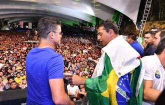 Com discurso afiado, David Almeida pede que povo mantenha Braga em Brasília