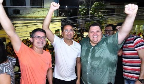 David Almeida comemora eleição de quatro candidatos para a Aleam