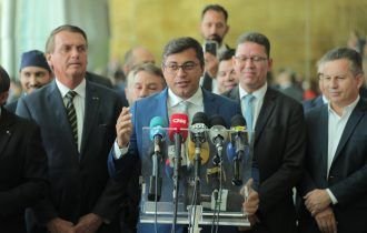 Wilson Lima reafirma apoio a Jair Bolsonaro, durante encontro com presidente em Brasília