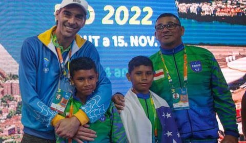 A maratona dos gêmeos do Amazonas até a medalha de bronze nos JEB's