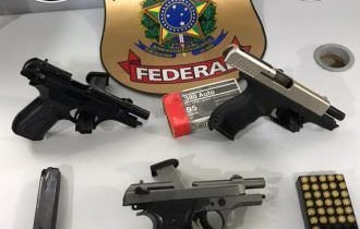 Polícia Federal apreende armamento de procedência