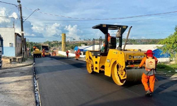 Prefeitura de Manaus recupera 80 ruas no bairro Nova Cidade