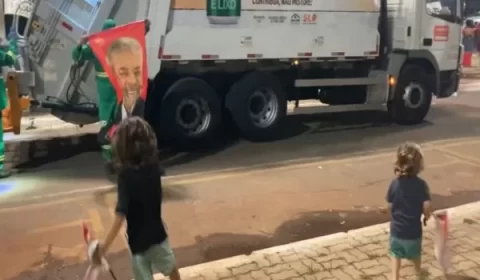 Vídeo de garis dançando funk com crianças após eleição de Lula viraliza