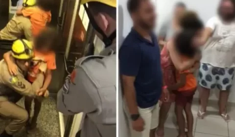 Vídeo. Menino de 8 anos é resgatado após ficar preso em elevador
