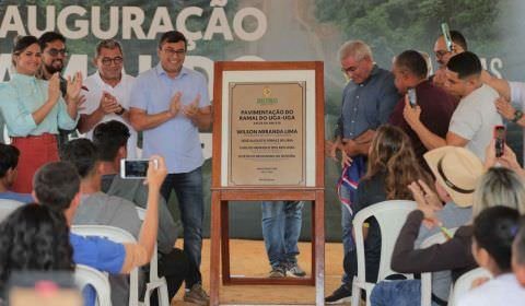 Wilson Lima entrega ramal do Uga-Uga asfaltado e projeta pavimentação de 170 quilômetros de ramais a partir de 2023