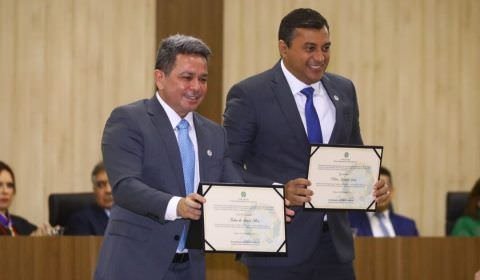 Dialogando, pretendo conduzir os próximos anos da administração', destaca Wilson Lima ao ser diplomado