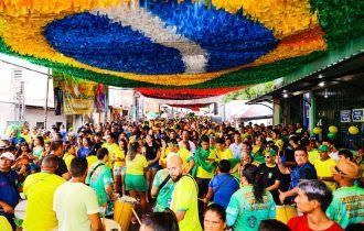 ‘Rua da Copa’ no Morro da Liberdade não terá mais transmissão dos jogos da Seleção Brasileira