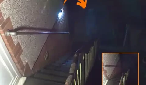 Vídeo: Homem flagra fantasma na porta de casa e médium revela algo assustador