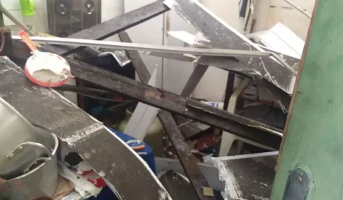 Corpo de Bombeiros atende ocorrência de vazamento de gás de cozinha, na zona norte de Manaus