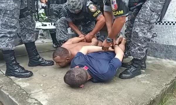 Dois homens são presos após tentativa de sequestro no bairro Novo Reino (vídeo)