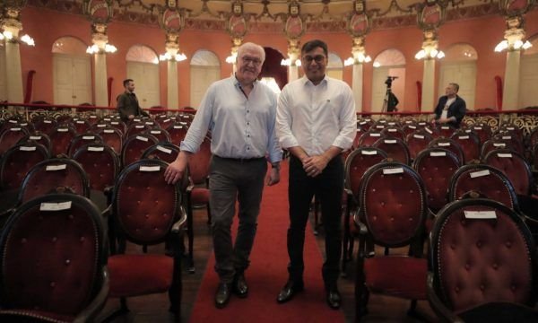 Em primeira agenda oficial do novo mandato, governador Wilson Lima recebe presidente da Alemanha