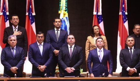 Empossado novamente governador, Wilson Lima diz que seguirá ouvindo a população para conduzir os destinos do Amazonas