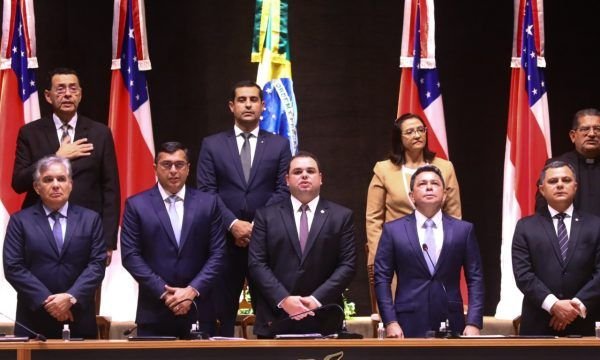 Empossado novamente governador, Wilson Lima diz que seguirá ouvindo a população para conduzir os destinos do Amazonas