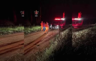 Homem leva pancada na cabeça, aciona bombeiros e é resgatado