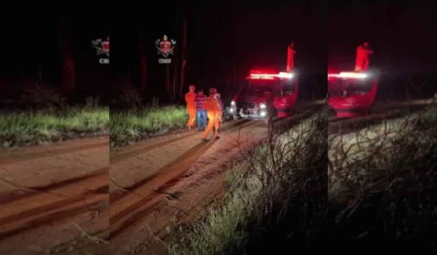 Homem leva pancada na cabeça, aciona bombeiros e é resgatado
