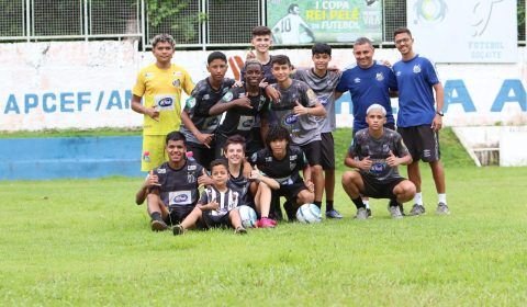 Meninos do Santos de Manaus viajam para disputa da Iberleague 2023, em Campinas (SP)