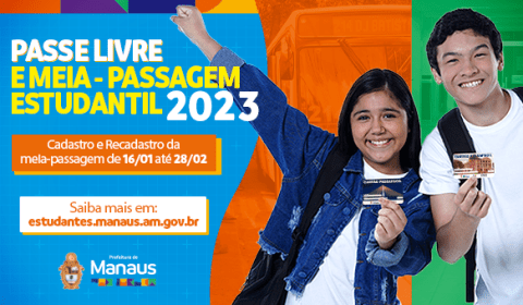 Passe Livre e Meia-Passagem Estudantil 2023