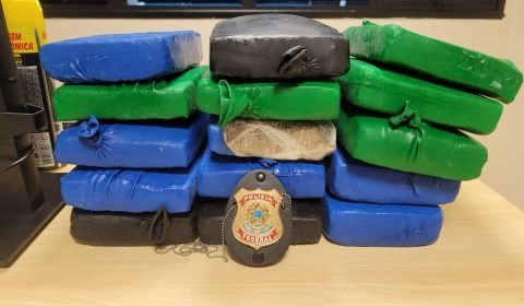 PF apreende droga dentro de ar-condicionado em camarote de embarcação do AM