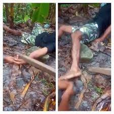 ‘Tribunal do crime’ quebra braços e pernas de homem a pauladas; veja o vídeo