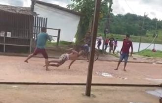 URGENTE: homem morre ao tentar ‘chutar’ durante briga em Boca do Acre (vídeo)