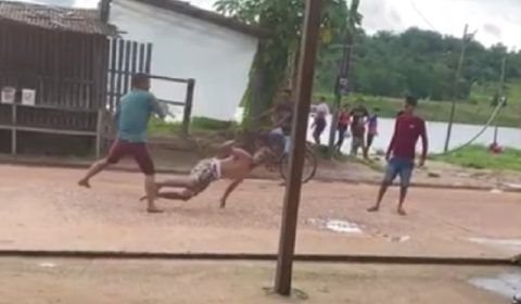 URGENTE: homem morre ao tentar ‘chutar’ durante briga em Boca do Acre (vídeo)