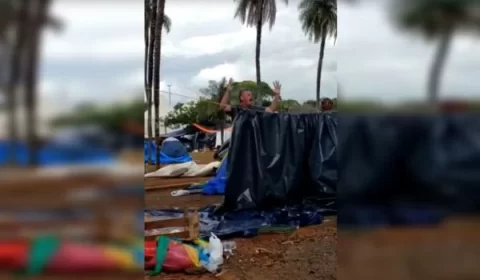 Vídeo: bolsonarista desafia Exército e diz que não deixará QG em Brasília