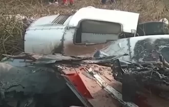 Vídeo: passageiro fazia live durante queda de avião