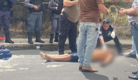 VÍDEOS: morador em situação de rua é assassinado