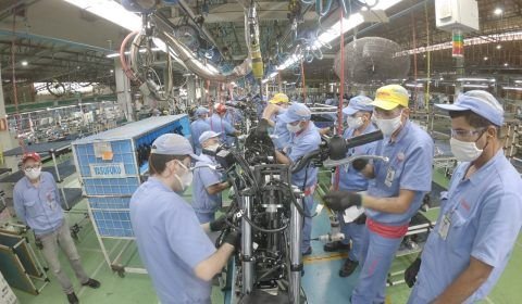 Yamaha registra produção de 250 mil unidades de motocicletas em 2022