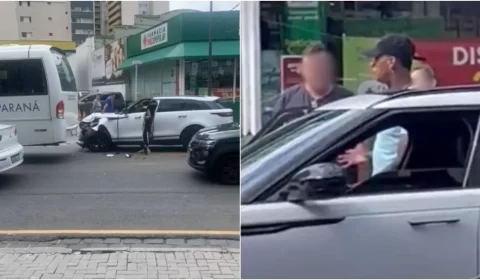 Alef Manga bate boca no trânsito após acidente envolvendo seu carro; assista