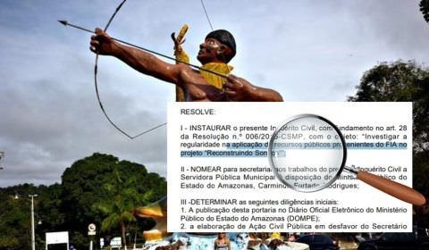 MP apura recursos provenientes do FIA no projeto ‘Reconstruindo Sonhos’ em Presidente Figueiredo