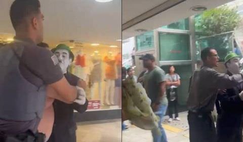 Vídeo: arrastão na praia termina em briga generalizada, e ‘Charlie Chaplin’ separa confusão