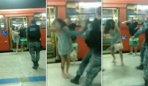 Vídeo: professora leva tapa de PM após pedir ajuda por sofrer transfobia em ônibus