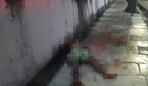 Homem é morto a pedradas em calçada no Centro de Manaus