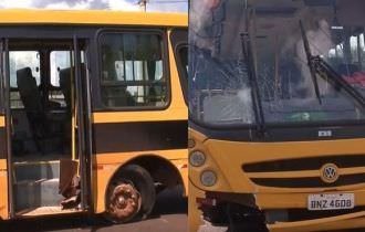 Aluno assume direção de ônibus escolar com 35 adolescentes após motorista ter mal súbito e morrer
